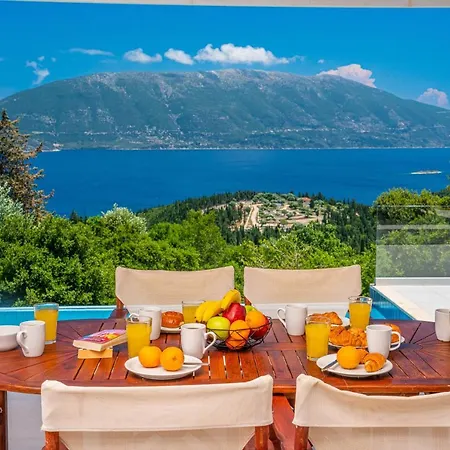 Helios Sea View & Private Pool Near Villa *