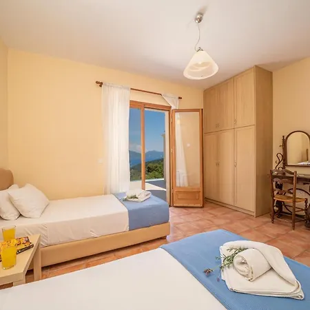 Helios Sea View & Private Pool Near Willa Fiskardo