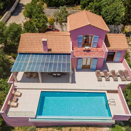 Helios Sea View & Private Pool Near Fiskardo