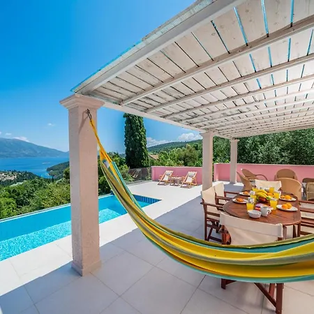 Βίλα Helios Sea View & Private Pool Near Φισκάρδο