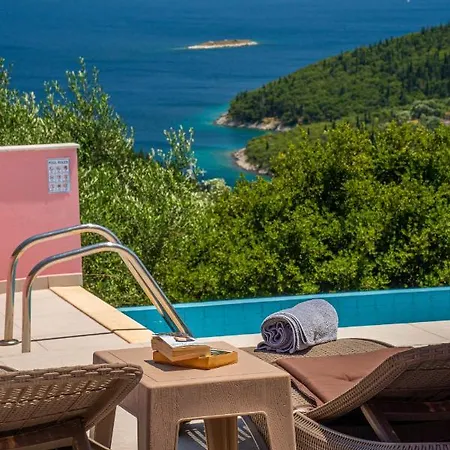 Βίλα Helios Sea View & Private Pool Near Φισκάρδο