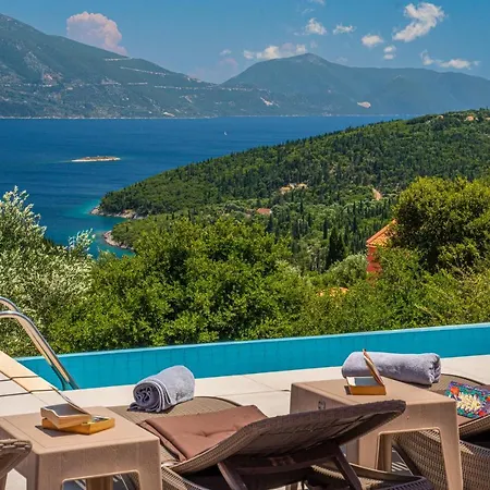 Вилла Helios Sea View & Private Pool Near *
