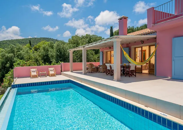 Helios Sea View & Private Pool Near * Fiskardo