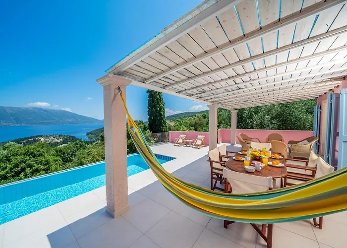 Willa Helios Sea View & Private Pool Near Fiskardo