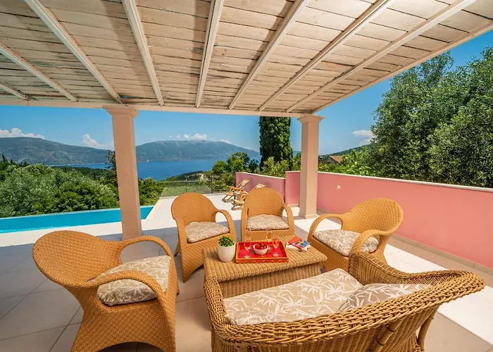 Helios Sea View & Private Pool Near