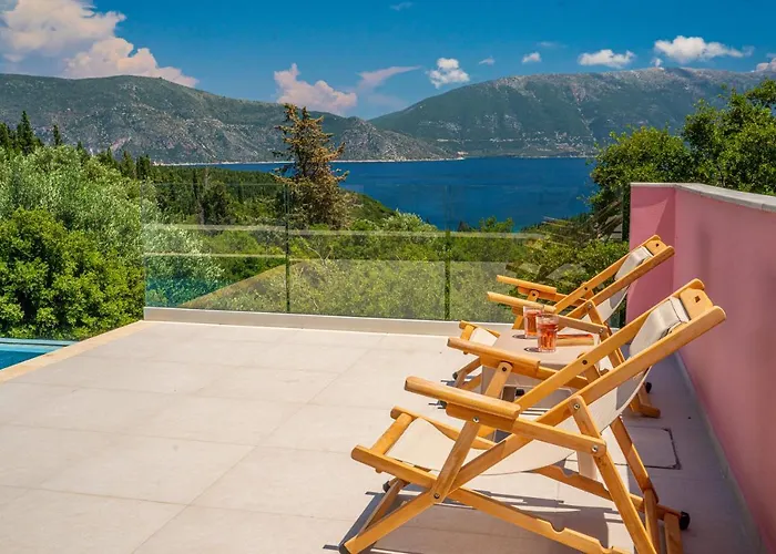 Helios Sea View & Private Pool Near Willa