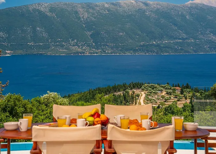 Helios Sea View & Private Pool Near *