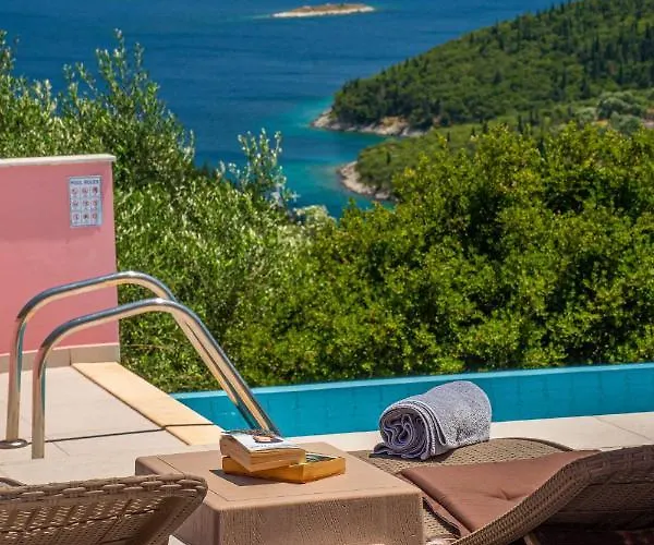 Willa Helios Sea View & Private Pool Near Fiskardo