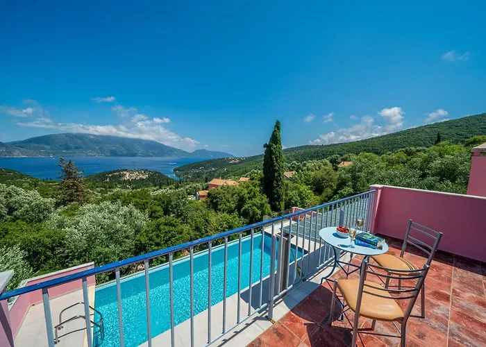 Willa Helios Sea View & Private Pool Near Fiskardo