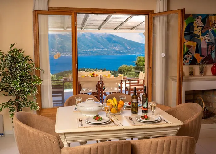 Willa Helios Sea View & Private Pool Near Fiskardo