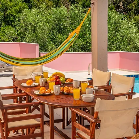 Helios Sea View & Private Pool Near Вилла